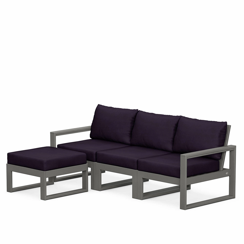 Edge 4-Piece Modular Deep Seating Set