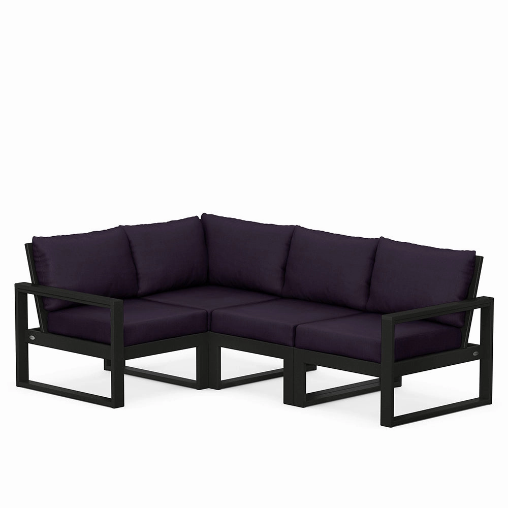 Edge 4-Piece Modular Deep Seating Set
