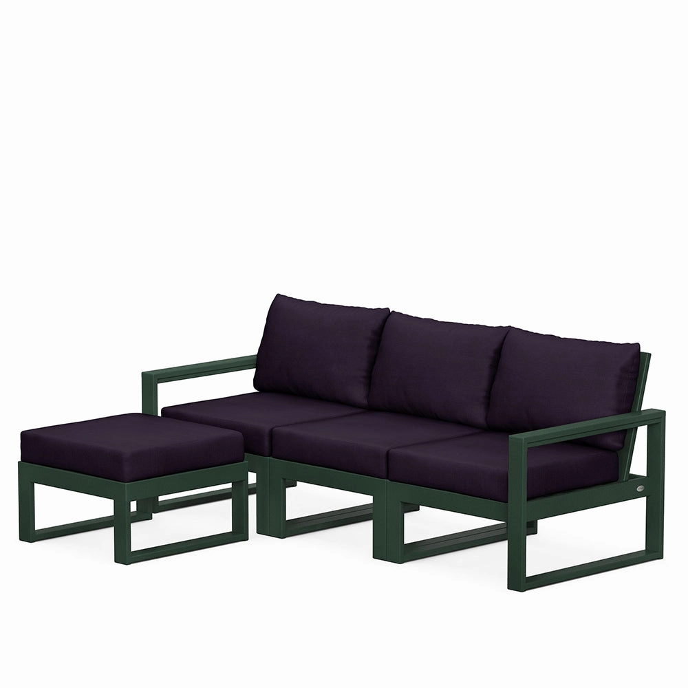 Edge 4-Piece Modular Deep Seating Set