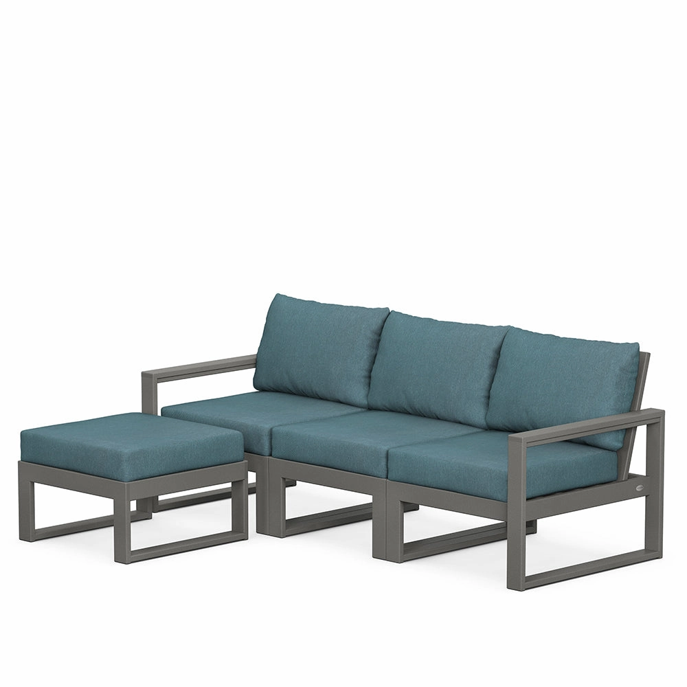 Edge 4-Piece Modular Deep Seating Set
