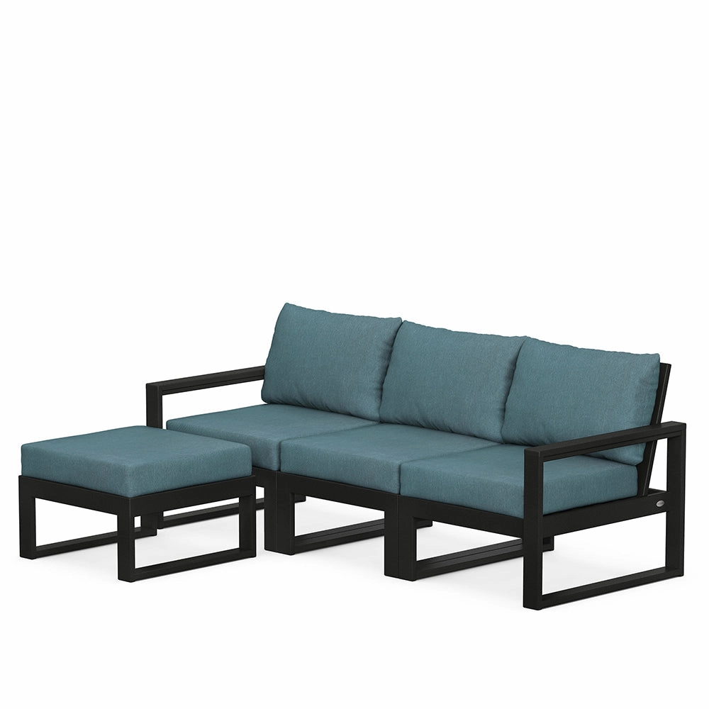 Edge 4-Piece Modular Deep Seating Set
