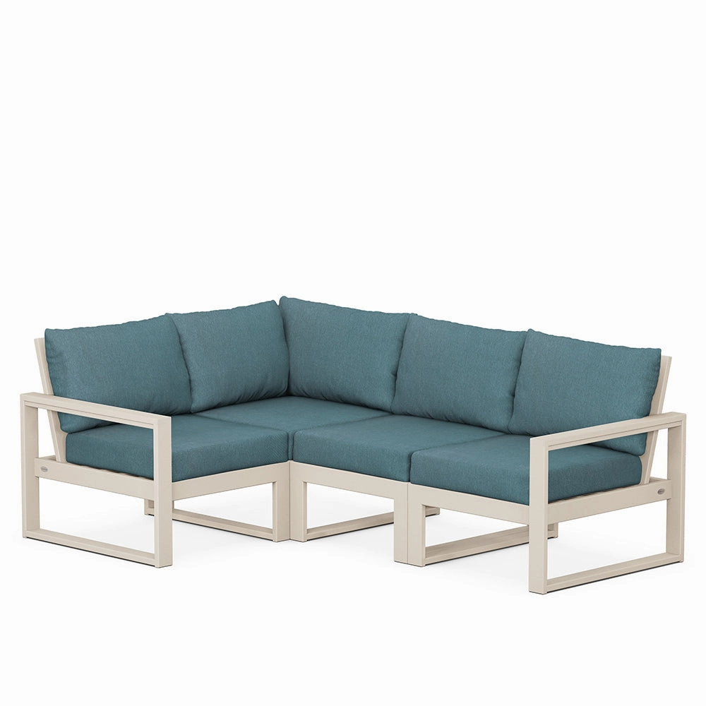 Edge 4-Piece Modular Deep Seating Set