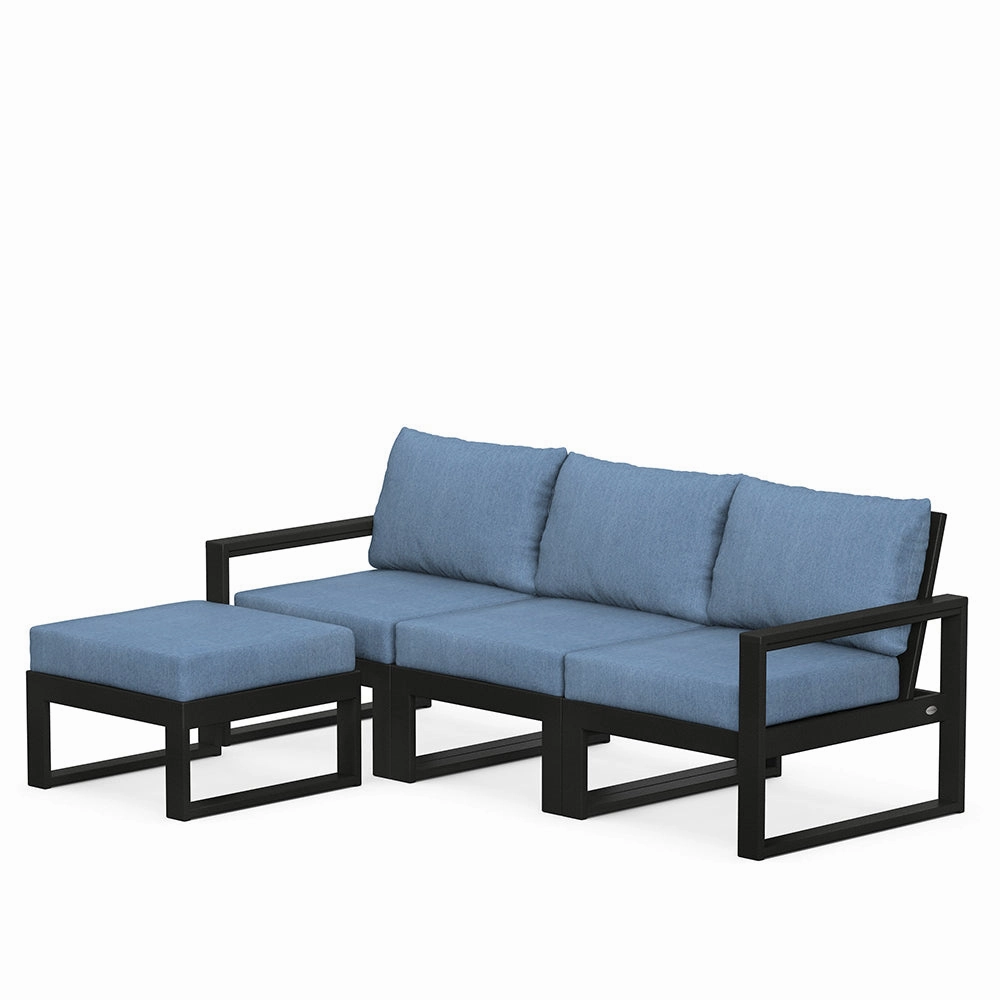 Edge 4-Piece Modular Deep Seating Set