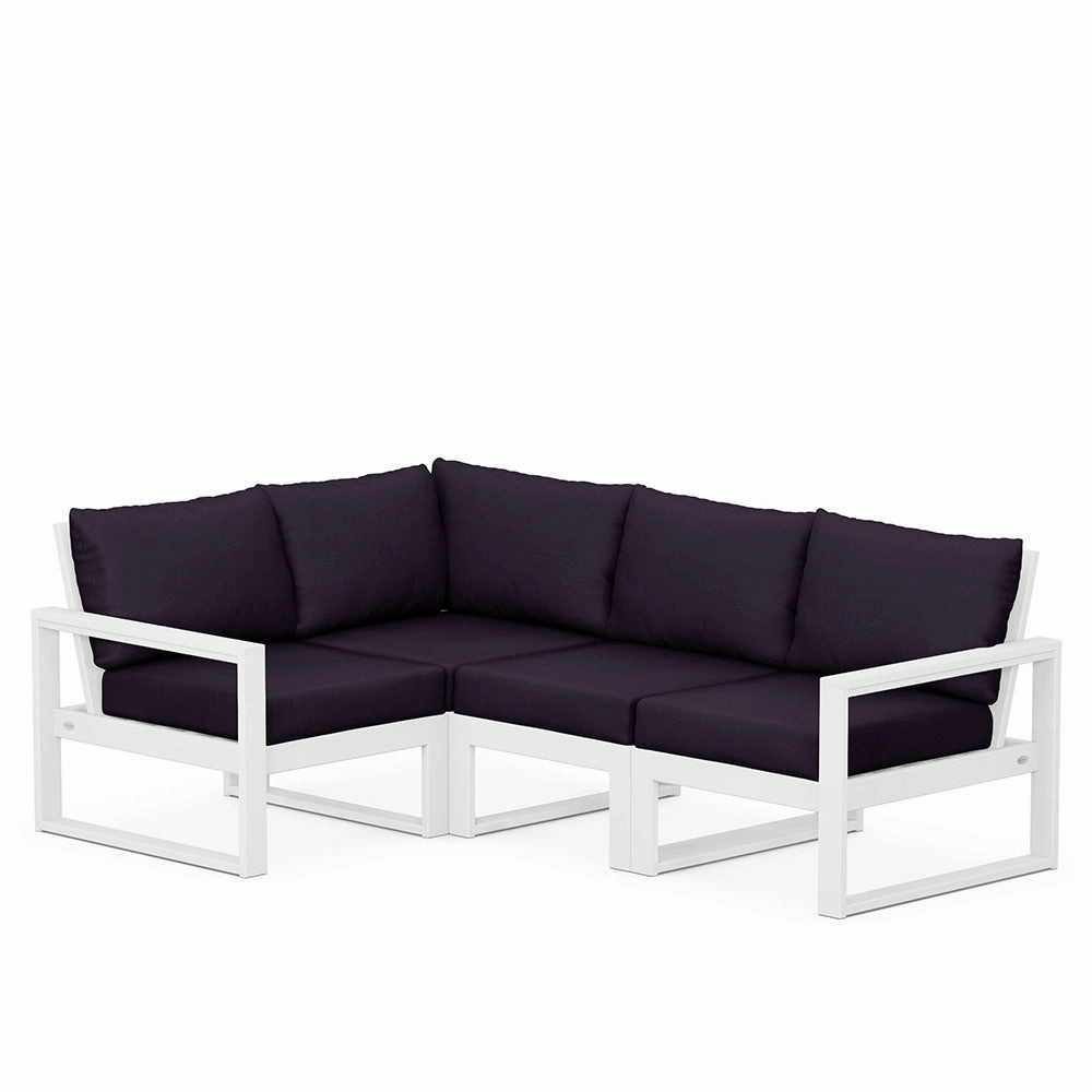 Edge 4-Piece Modular Deep Seating Set