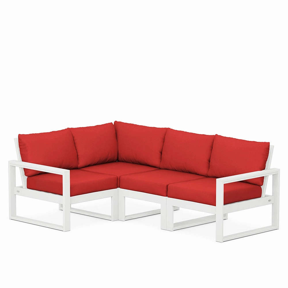 Edge 4-Piece Modular Deep Seating Set