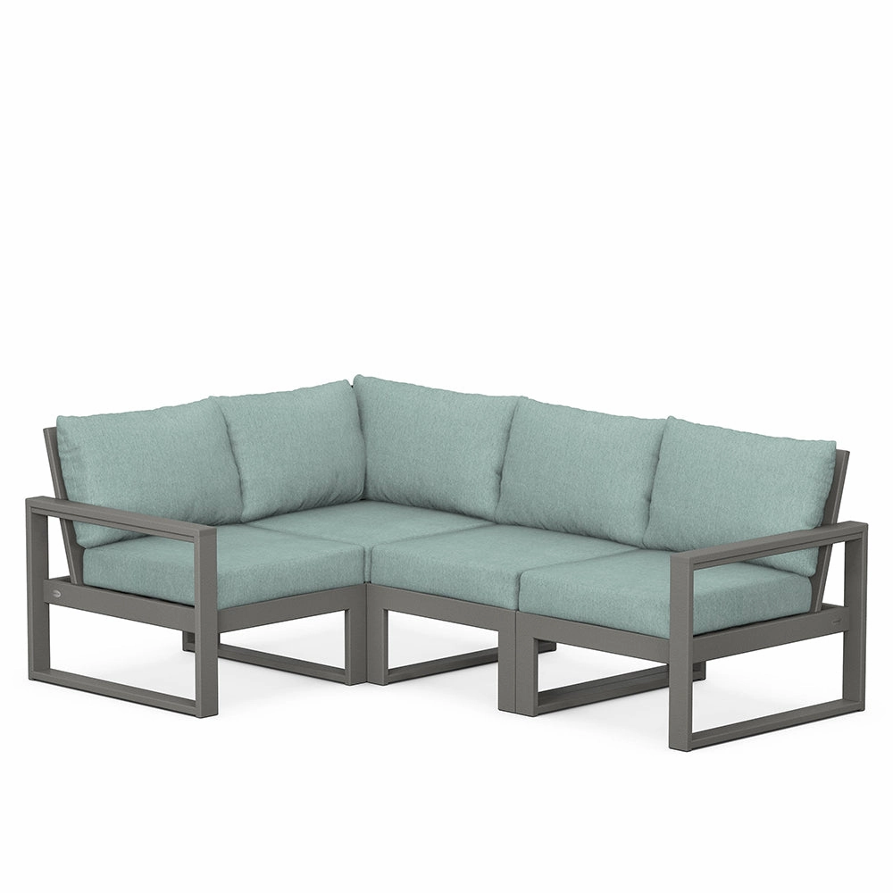Edge 4-Piece Modular Deep Seating Set