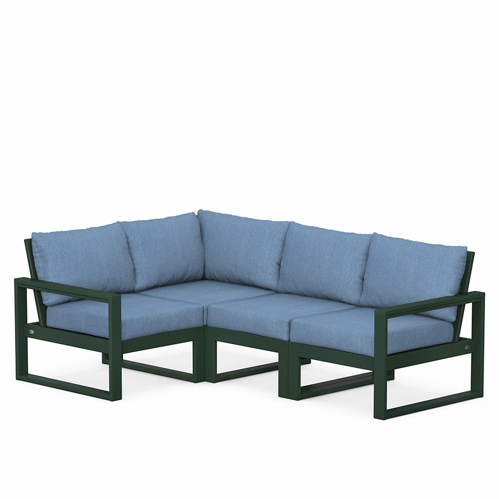 Edge 4-Piece Modular Deep Seating Set