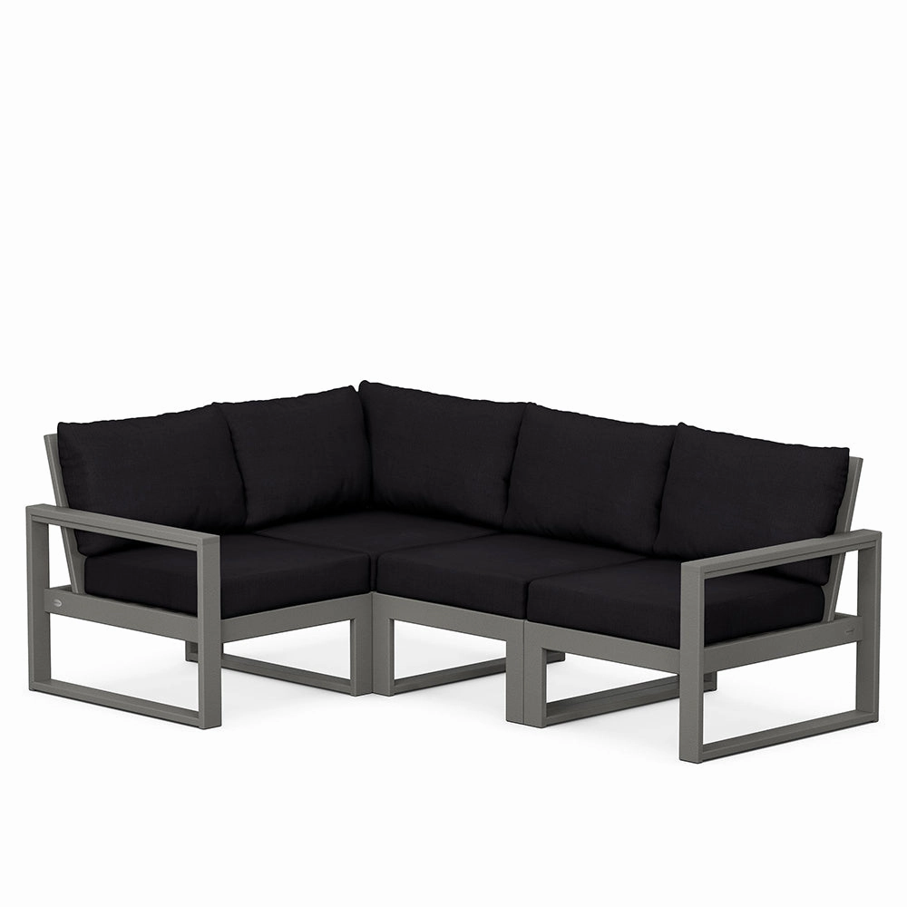 Edge 4-Piece Modular Deep Seating Set