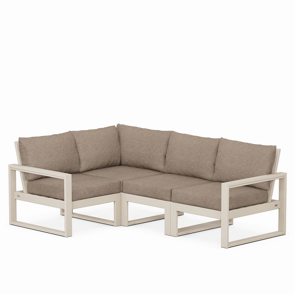 Edge 4-Piece Modular Deep Seating Set