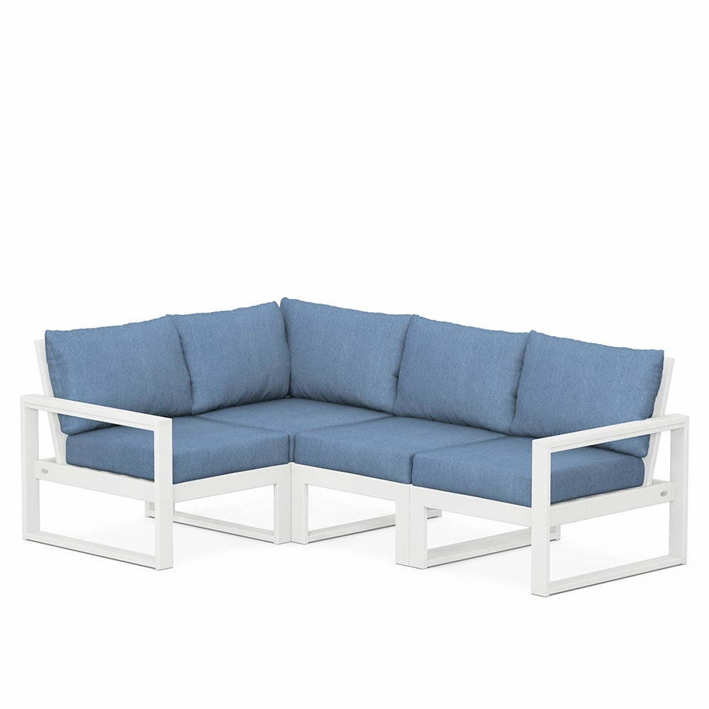 Edge 4-Piece Modular Deep Seating Set