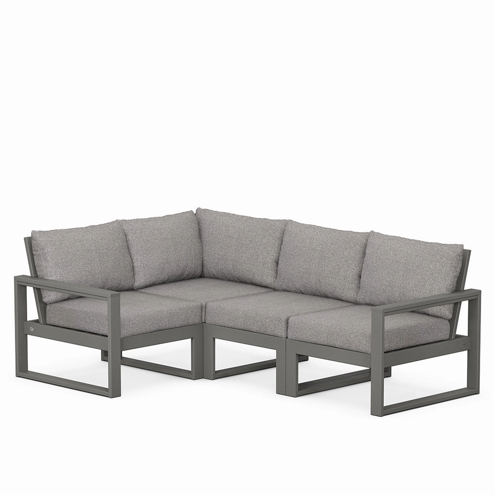 Edge 4-Piece Modular Deep Seating Set