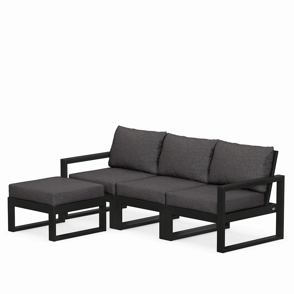 Edge 4-Piece Modular Deep Seating Set