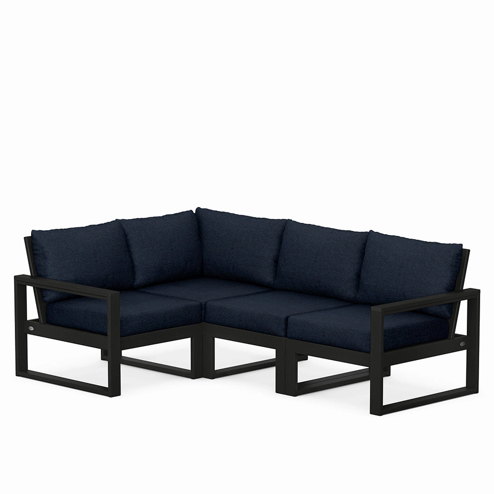 Edge 4-Piece Modular Deep Seating Set