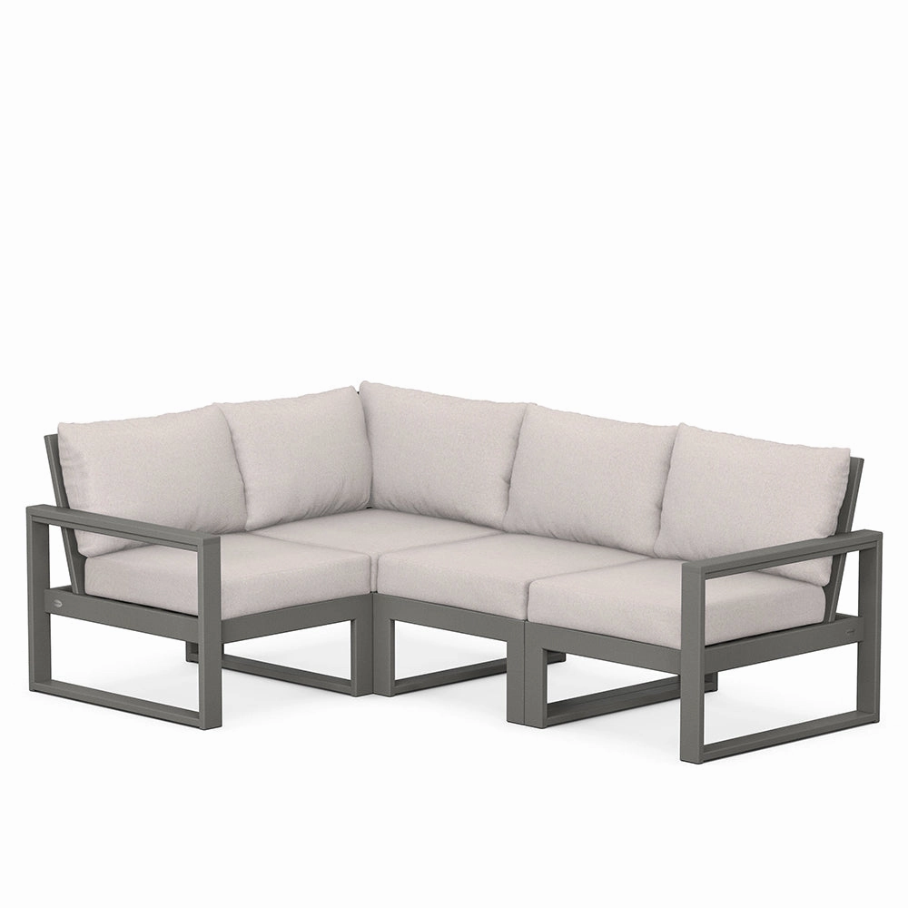 Edge 4-Piece Modular Deep Seating Set