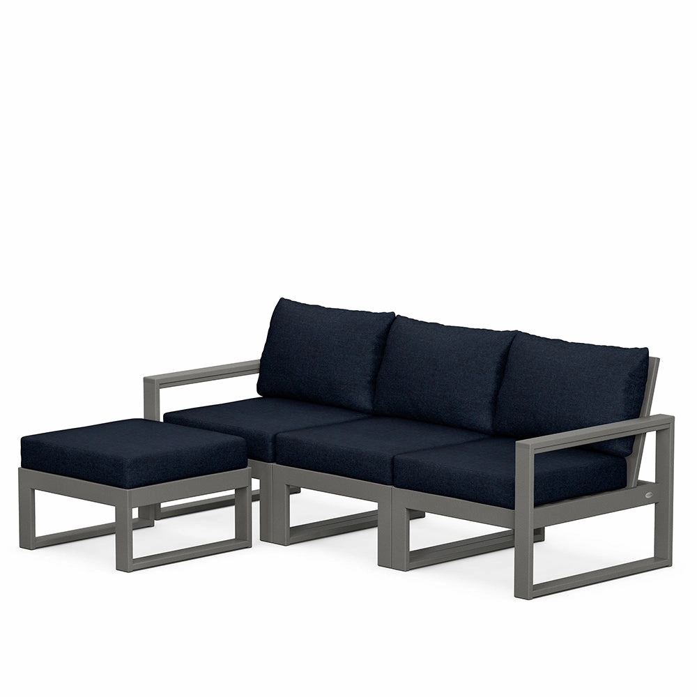 Edge 4-Piece Modular Deep Seating Set