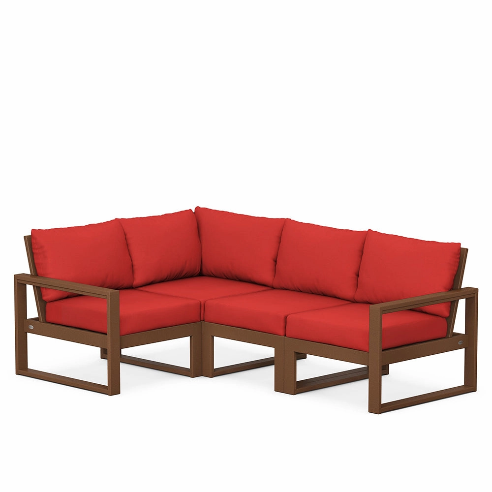 Edge 4-Piece Modular Deep Seating Set