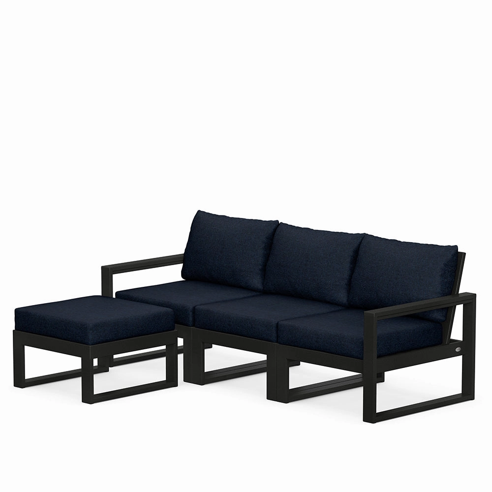 Edge 4-Piece Modular Deep Seating Set