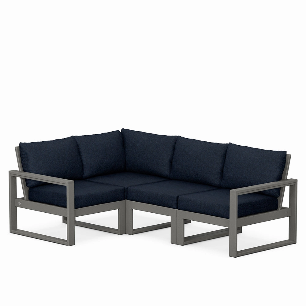 Edge 4-Piece Modular Deep Seating Set