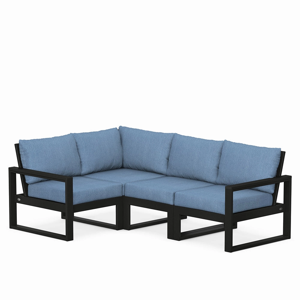 Edge 4-Piece Modular Deep Seating Set