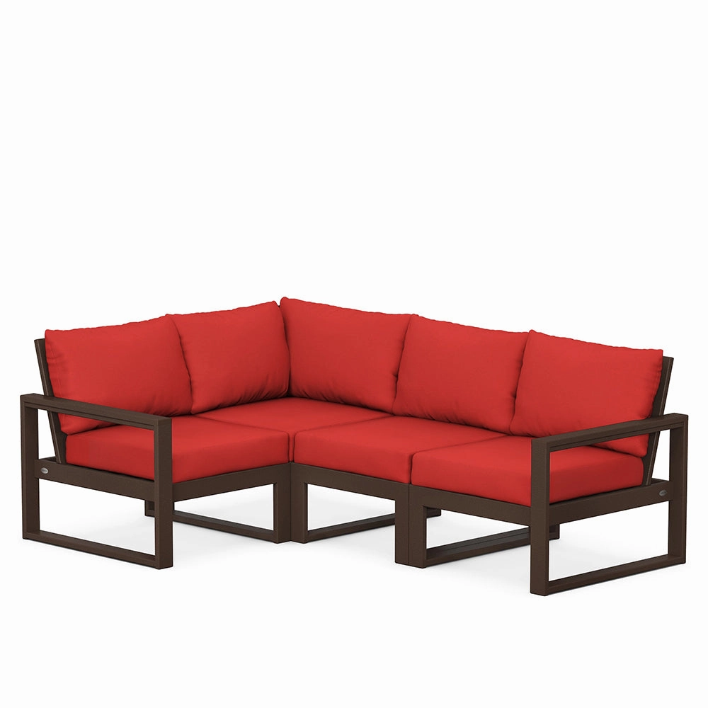 Edge 4-Piece Modular Deep Seating Set