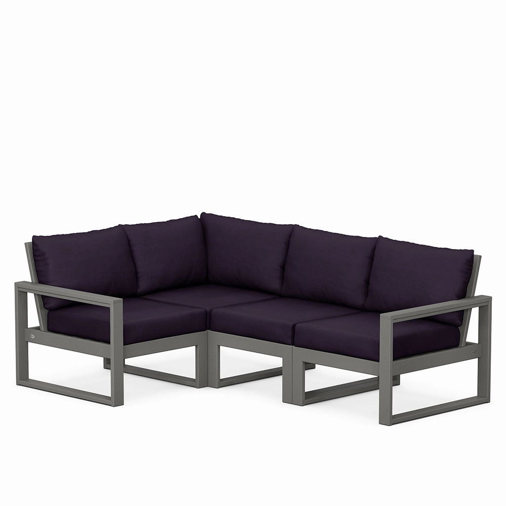 Edge 4-Piece Modular Deep Seating Set