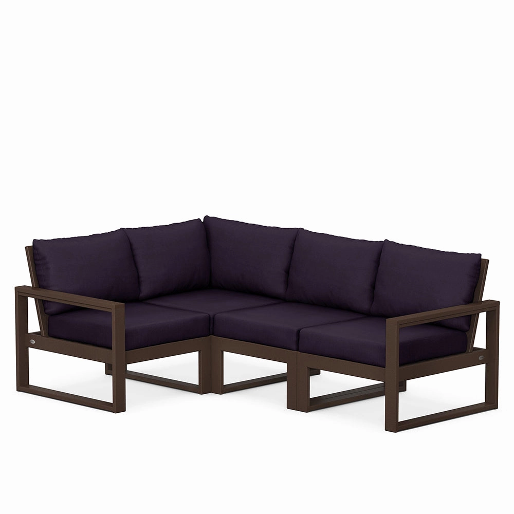 Edge 4-Piece Modular Deep Seating Set
