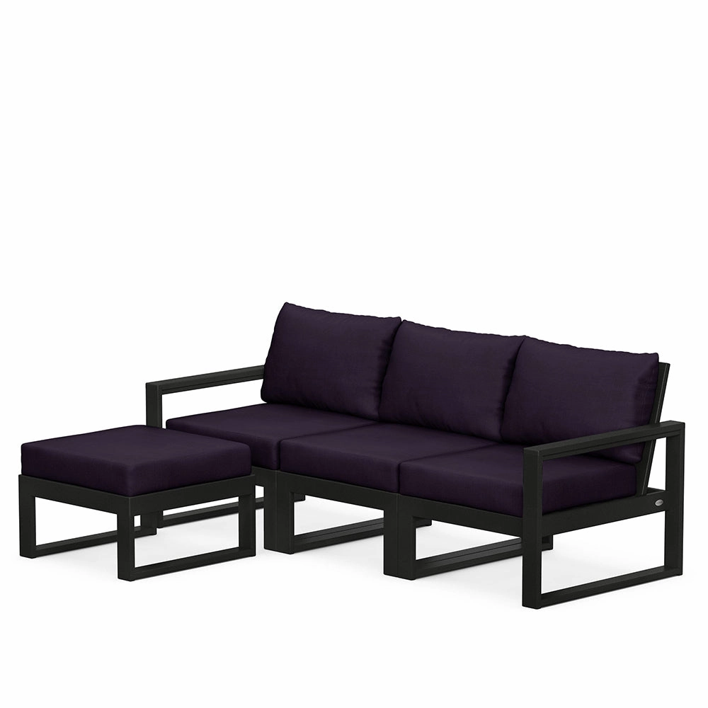 Edge 4-Piece Modular Deep Seating Set