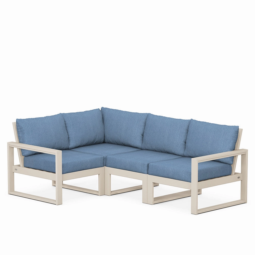Edge 4-Piece Modular Deep Seating Set