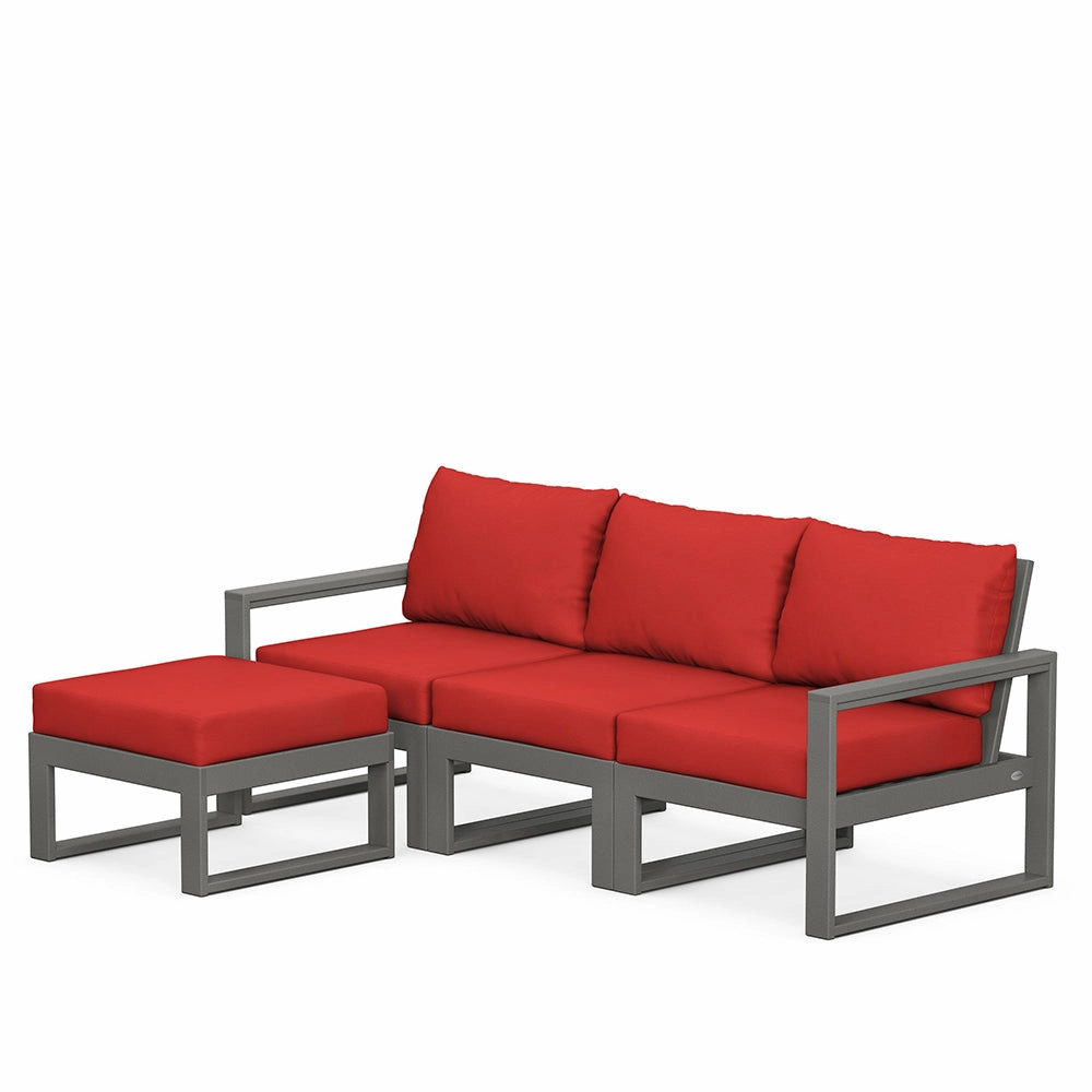 Edge 4-Piece Modular Deep Seating Set