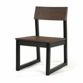 Edge Dining Side ChairHDPE eco-friendly polywood furniture set