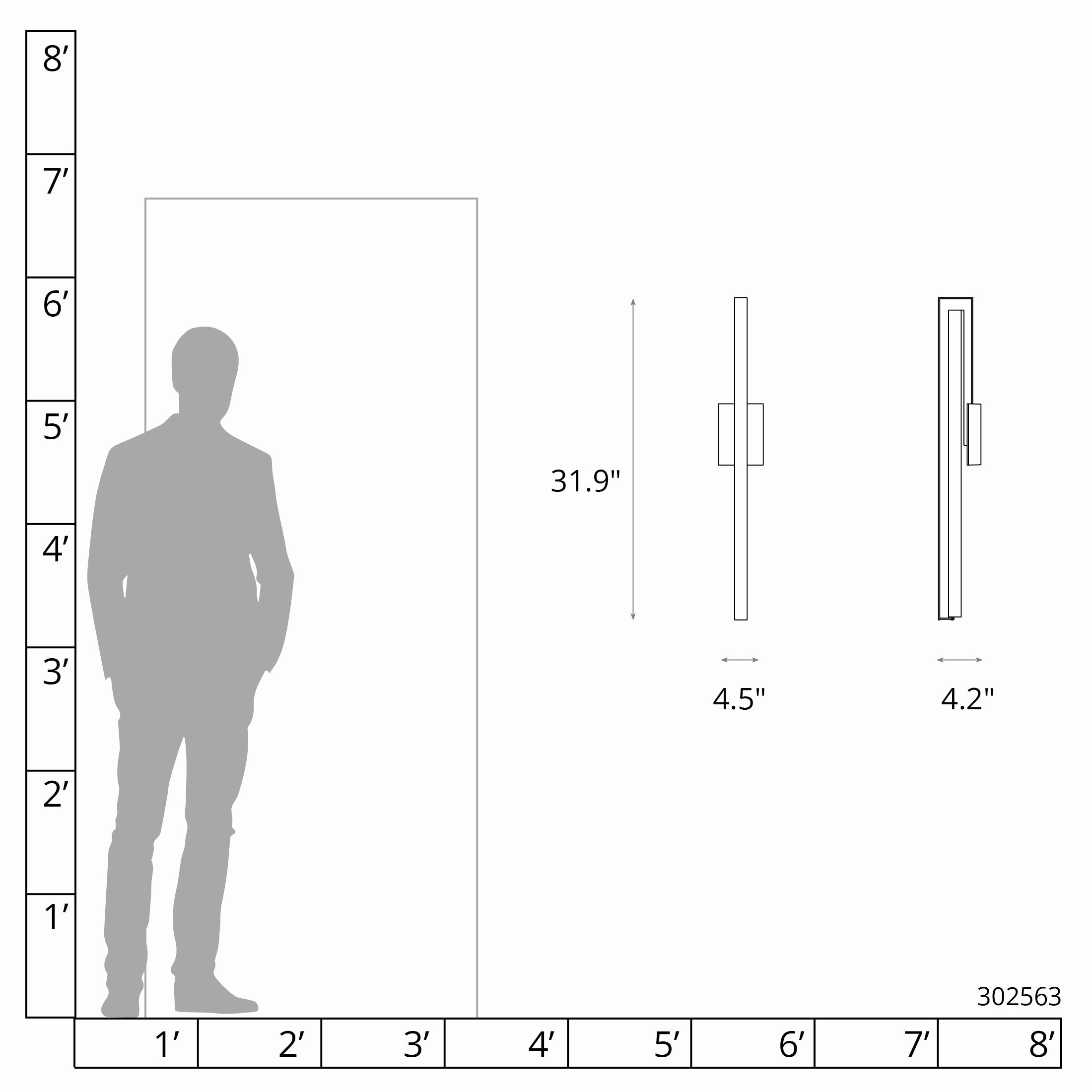 Edge Large LED Outdoor SconceWeatherproof outdoor lighting