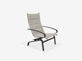 Edge Padded Sling Chat Chairoutdoor patio furniture set