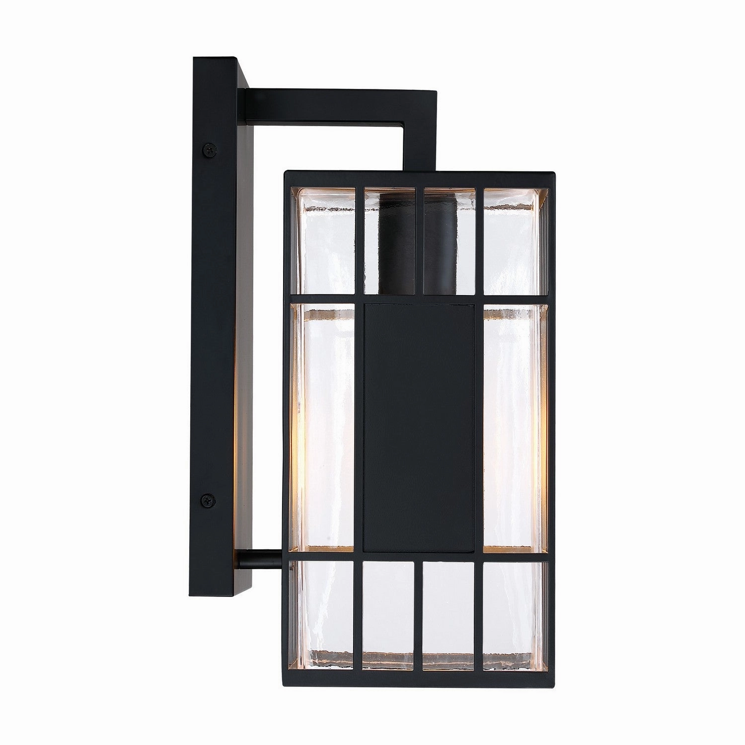 Edgehill One Light Outdoor Wall Sconce Matte Black