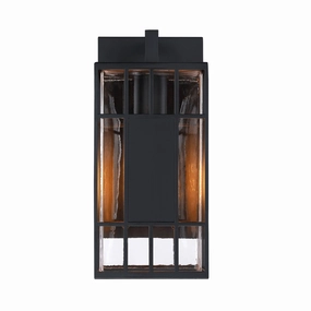 Edgehill One Light Outdoor Wall Sconce Matte BlackOutdoor wall sconces with motion sensor