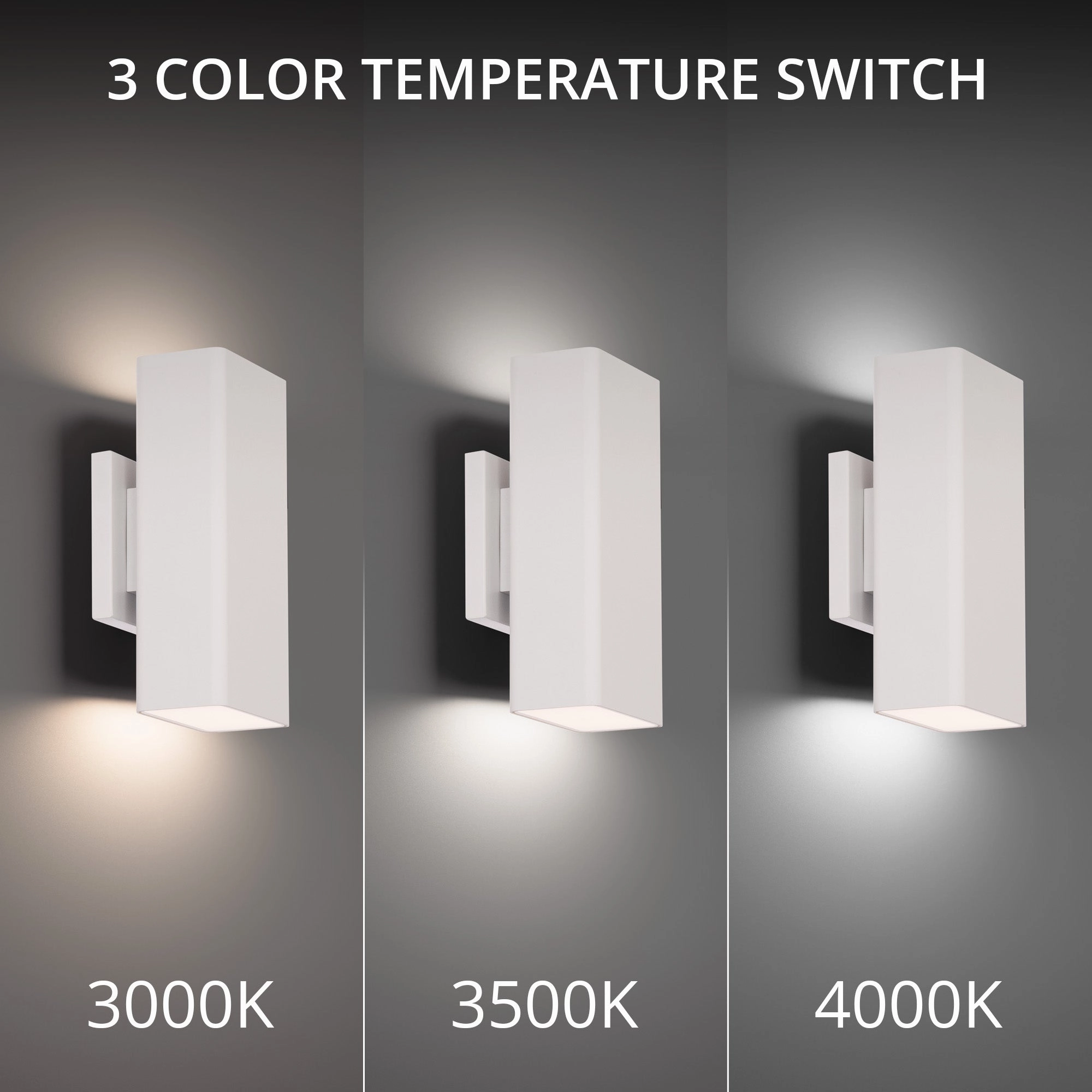 Edgey 10" LED Outdoor Wall Light