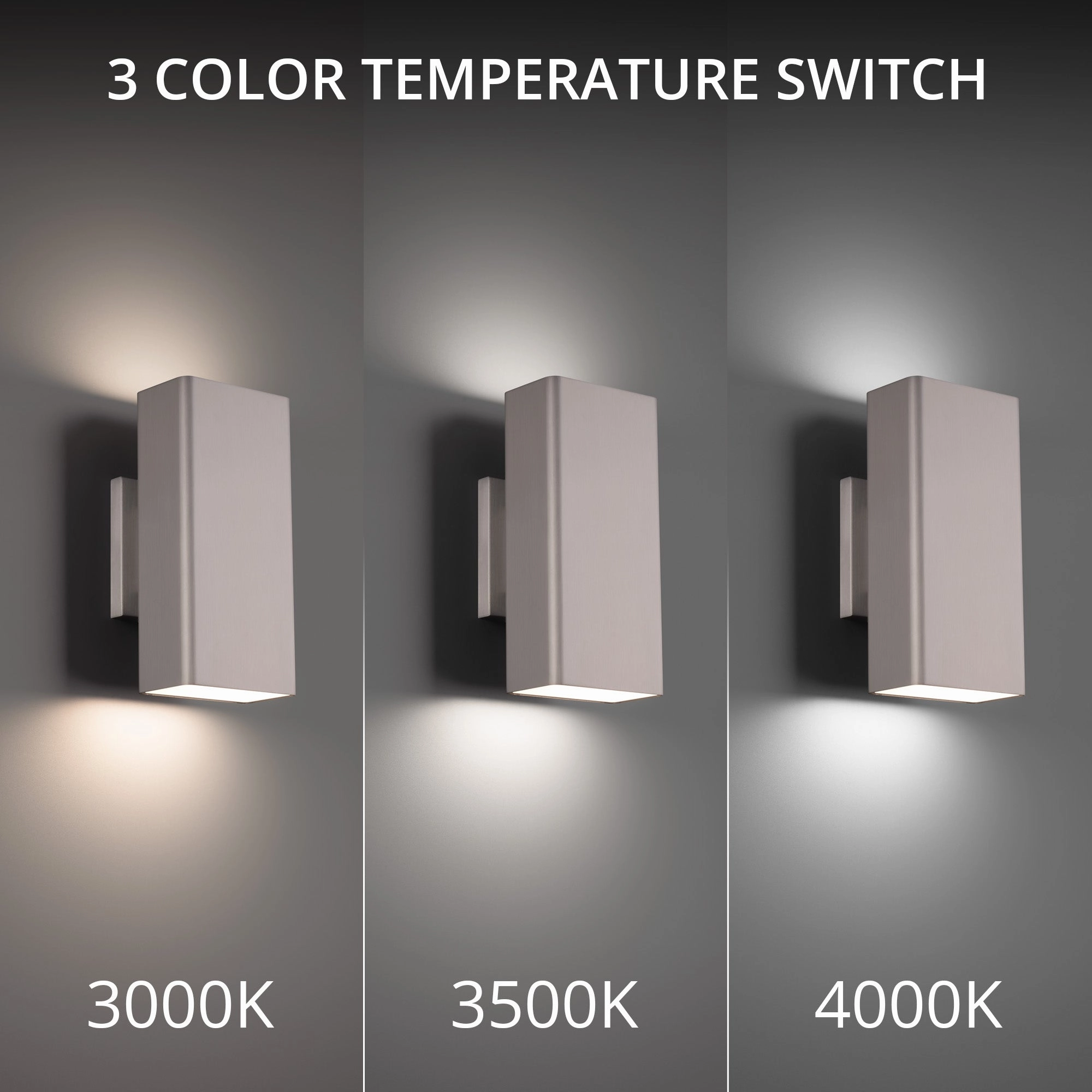 Edgey 10" LED Outdoor Wall Light