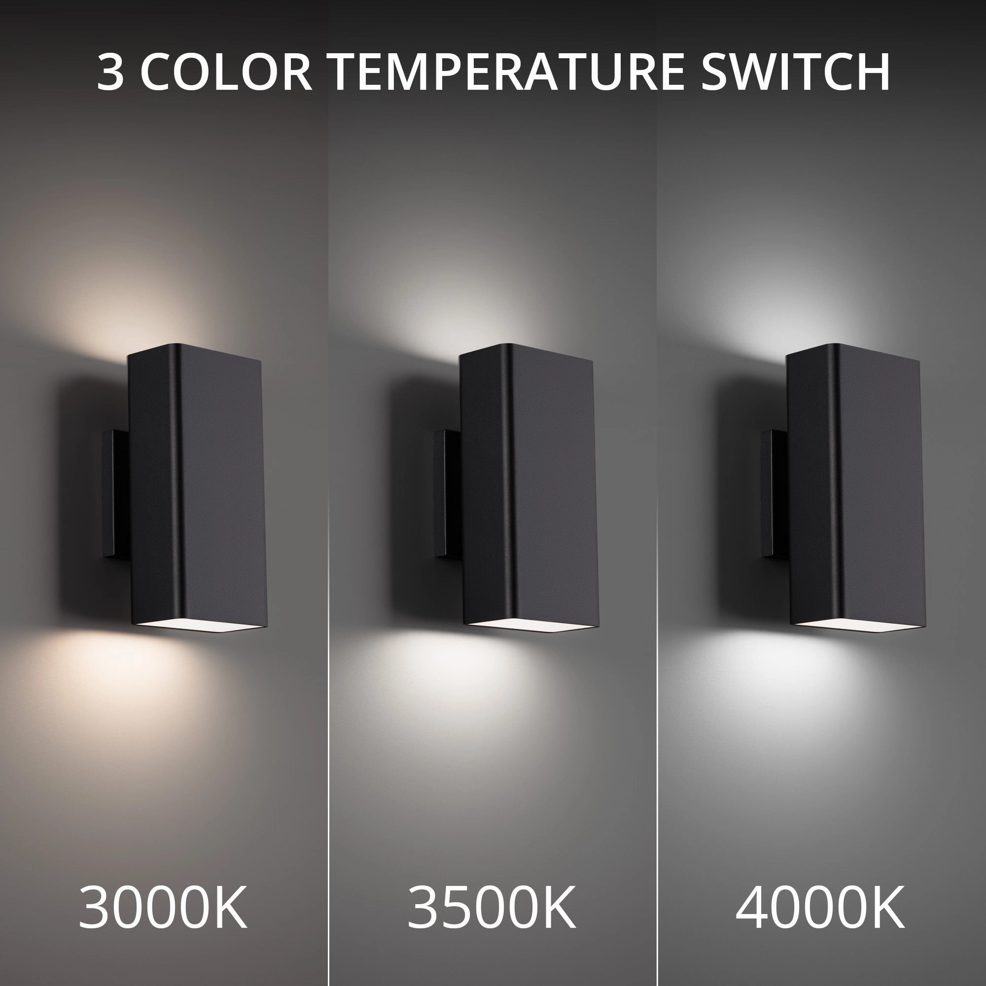 Edgey 10" LED Outdoor Wall Light
