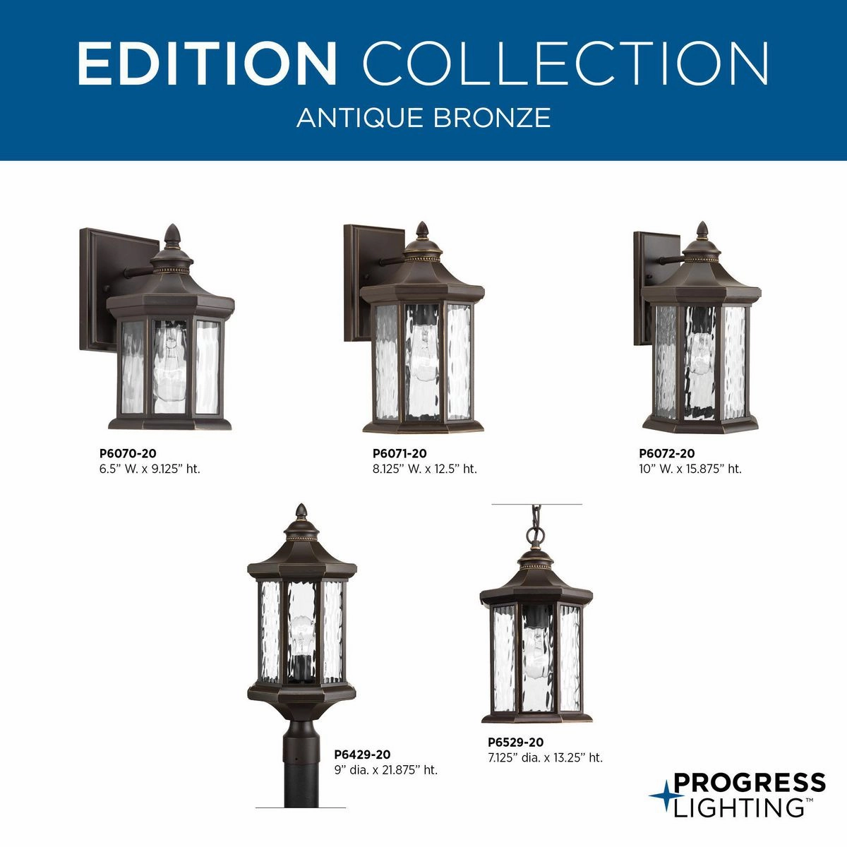 Edition One Light Wall Lantern Antique Bronze