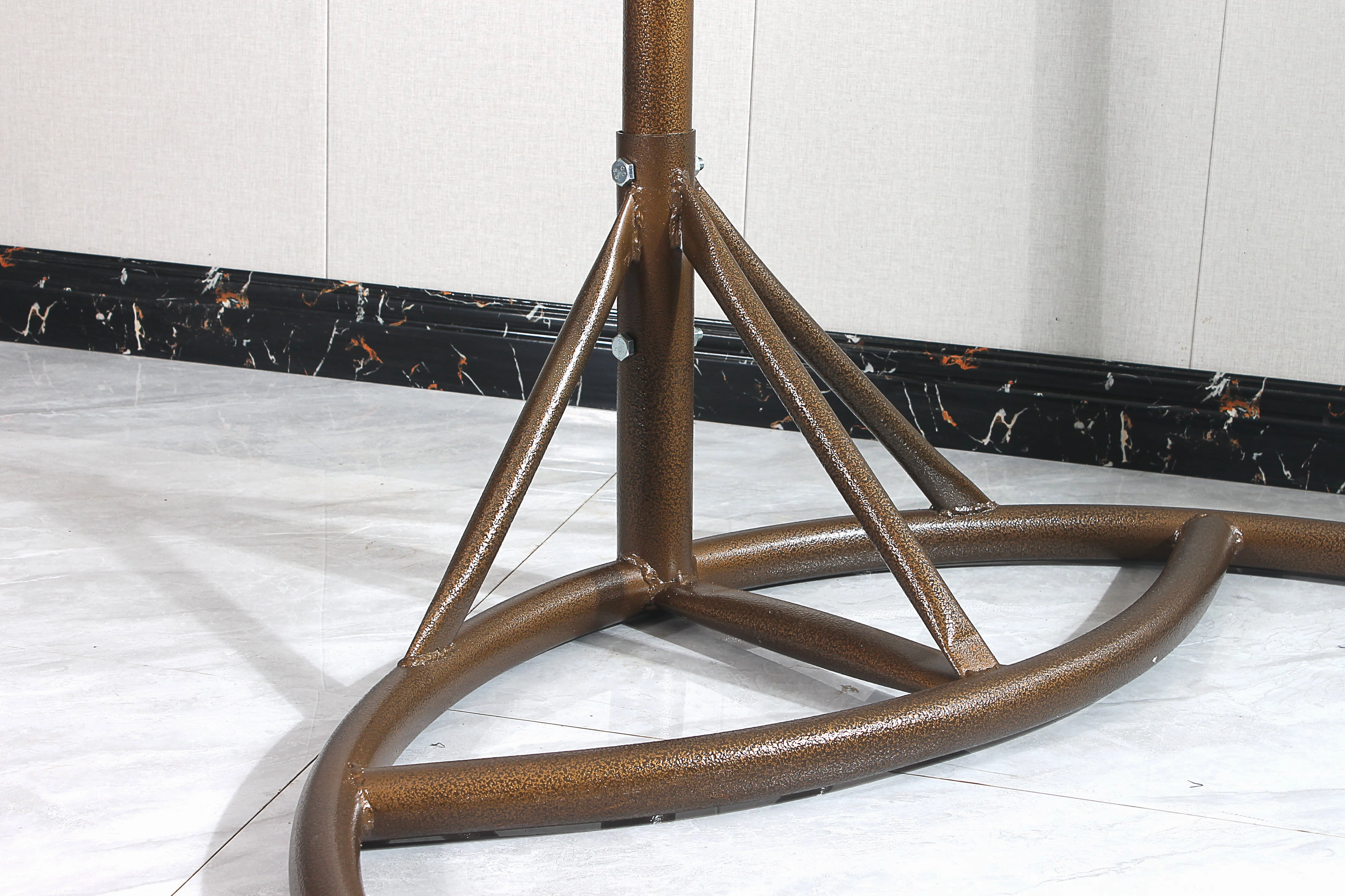 Egg Chair Hanging-  Brown Basket & Brown Cushion