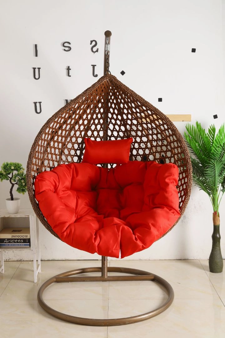 Egg Chair Hanging LUXURY model - Brown Basket