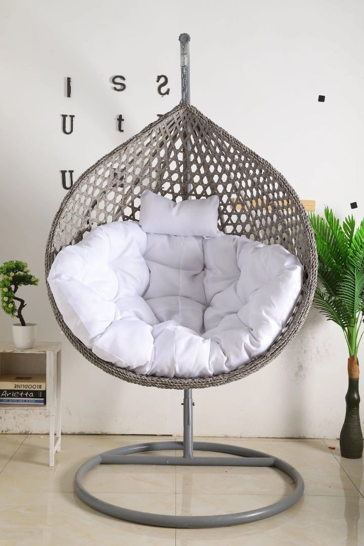 Egg Chair Hanging LUXURY model - Grey Basket