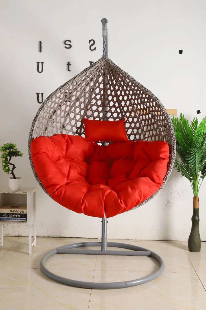 Egg Chair Hanging LUXURY model - Grey Basket