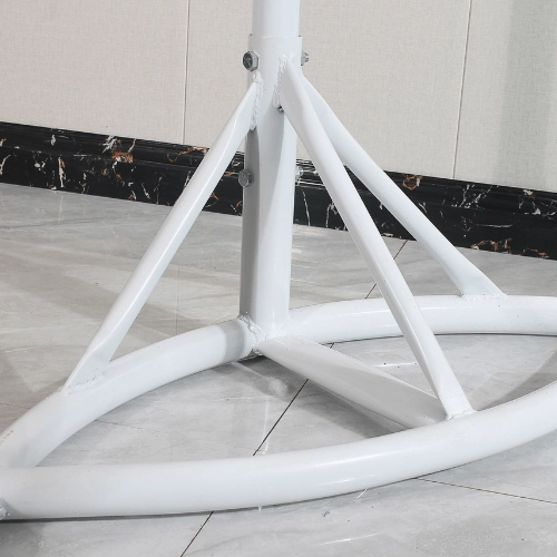 Egg Chair Single Seat - White Basket & Black Cushion