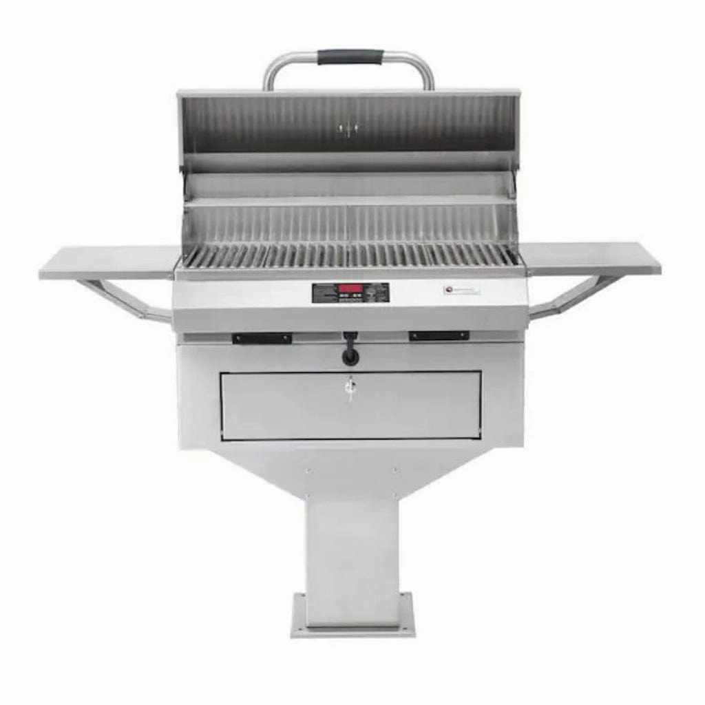 Electrichef 24" Emerald Pedestal Base Outdoor Electric Grill 4400-EC-336-PB-24 professional outdoor BBQ grill set