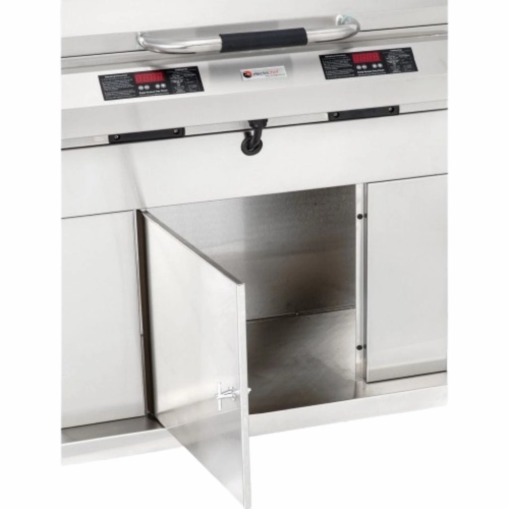 Electrichef 32" Ruby Dual Control Closed-Base Outdoor Electric Grill 4400-EC-448-CB-D-32
