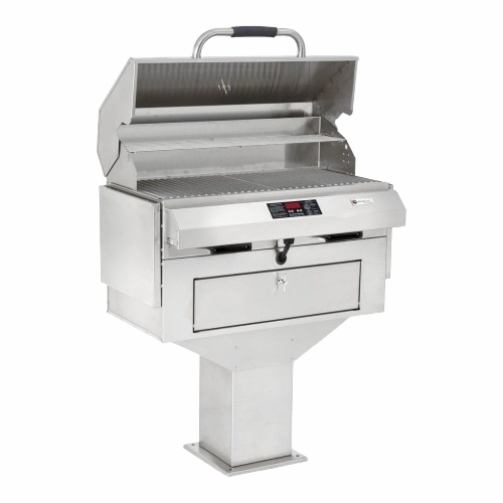 Electrichef 32" Ruby Pedestal Base Outdoor Electric Grill 4400-EC-448-PB-S-32