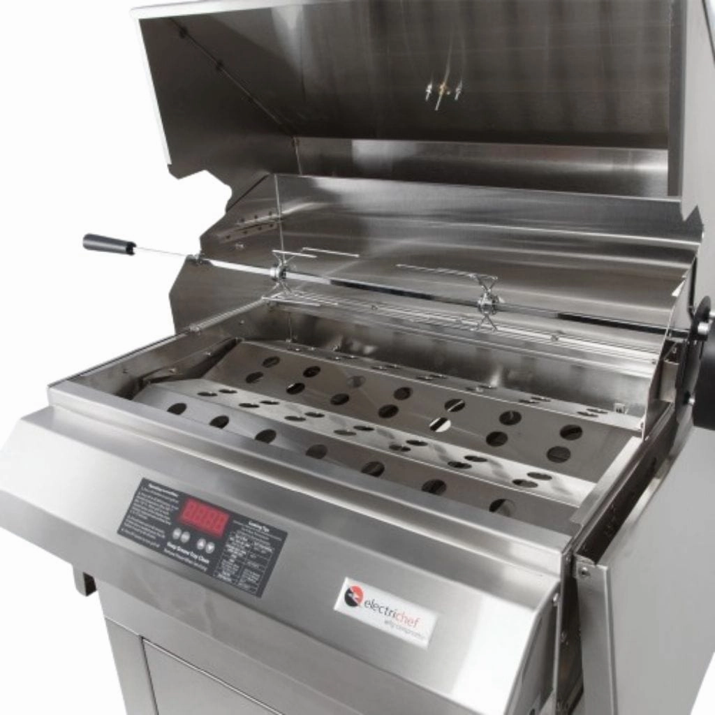 Electrichef 32" Ruby Pedestal Base Outdoor Electric Grill 4400-EC-448-PB-S-32