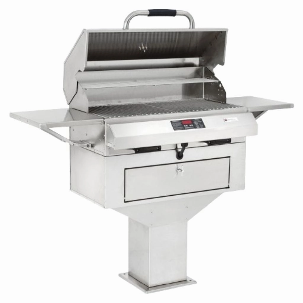 Electrichef 32" Ruby Pedestal Base Outdoor Electric Grill 4400-EC-448-PB-S-32