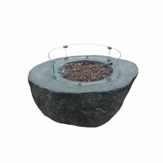 Elementi - Wind Screen Accessory for Lunar and Fiery Rock Fire Tables OFG101-WS