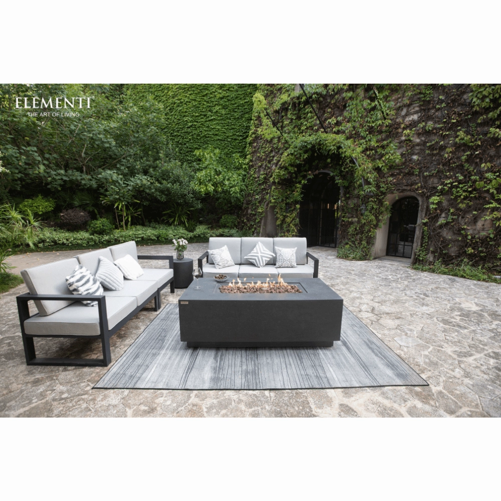 Elementi Andes Fire Table With Propane Tank Holder OFG309